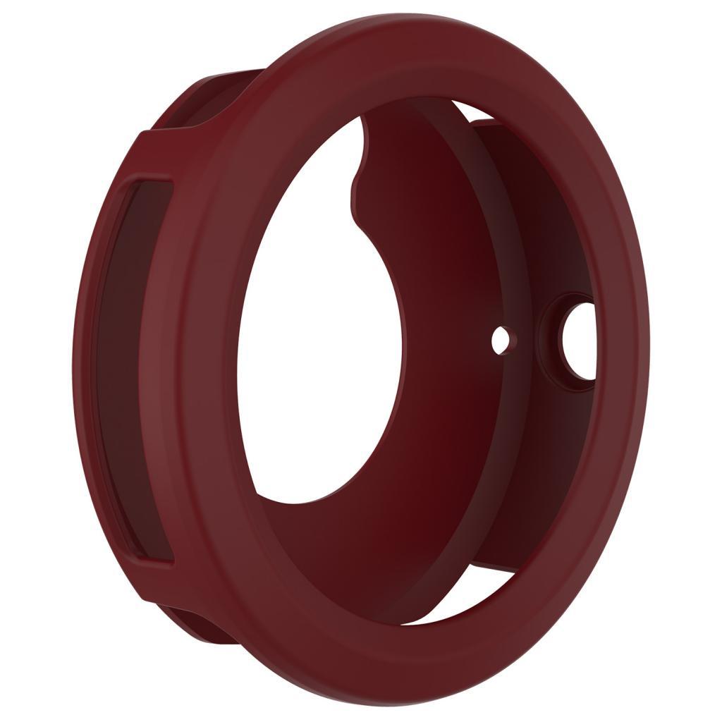 Max Soft Silicone Protector Case for Garmin Vivoactive 3 Smart Watch Red