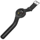 Max Maxb Silicone Smart Watch Band Replacement Strap for AMAZFIT Watch 3 Black