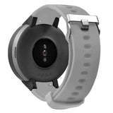 Max Maxb Silicone Smart Watch Band Replacement Strap for AMAZFIT Watch 3 Gray