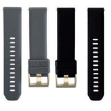 Max 2 Pieces Replacement Silicone Sport Band Strap For Garmin Vivoactive 3 20mm