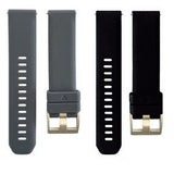 Max 2 Pieces Replacement Silicone Sport Band Strap For Garmin Vivoactive 3 20mm