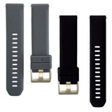 Max 2 Pieces Replacement Silicone Sport Band Strap For Garmin Vivoactive 3 20mm