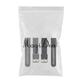Max 2 Pieces Replacement Silicone Sport Band Strap For Garmin Vivoactive 3 20mm