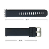 Max 2 Pieces Replacement Silicone Sport Band Strap For Garmin Vivoactive 3 20mm