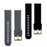 Max 2 Pieces Replacement Silicone Sport Band Strap For Garmin Vivoactive 3 20mm