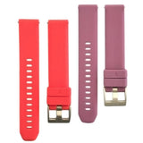 Max 2 Pieces Replacement Silicone Sport Band Strap For Garmin Vivoactive 3