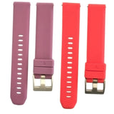 Max 2 Pieces Replacement Silicone Sport Band Strap For Garmin Vivoactive 3