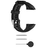 Max Silicone Bracelet Strap Watch Band for Garmin Instinct Sport Watch Black