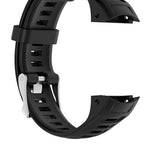 Max Silicone Bracelet Strap Watch Band for Garmin Instinct Sport Watch Black