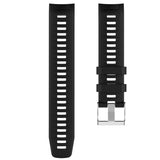 Max Silicone Bracelet Strap Watch Band for Garmin Instinct Sport Watch Black