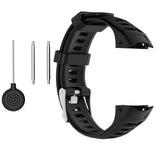 Max Silicone Bracelet Strap Watch Band for Garmin Instinct Sport Watch Black