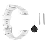 Max Silicone Bracelet Strap Watch Band for Garmin Instinct Sport Watch White