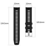 Max Silicone Bracelet Strap Watch Band for Garmin Instinct Sport Watch White