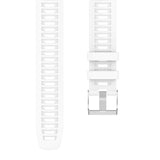 Max Silicone Bracelet Strap Watch Band for Garmin Instinct Sport Watch White