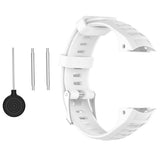 Max Silicone Bracelet Strap Watch Band for Garmin Instinct Sport Watch White