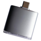 Max Maxb USB Type C TF SD Memory Card Reader OTG Adapter for Samsung silver