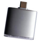 Max Maxb USB Type C TF SD Memory Card Reader OTG Adapter for Samsung silver