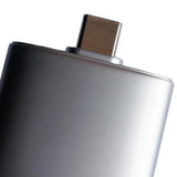 Max Maxb USB Type C TF SD Memory Card Reader OTG Adapter for Samsung silver