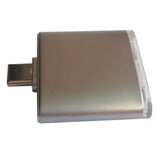 Max Maxb USB Type C TF SD Memory Card Reader OTG Adapter for Samsung silver