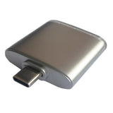 Max Maxb USB Type C TF SD Memory Card Reader OTG Adapter for Samsung silver