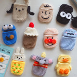 Max Knitting Wool Earphone Cover Built-in Silicone Case for AirPods Duck