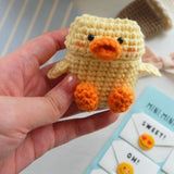 Max Knitting Wool Earphone Cover Built-in Silicone Case for AirPods Duck