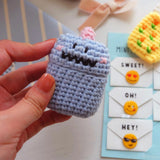 Max Knitting Wool Earphone Cover Built-in Silicone Case for AirPods Monster
