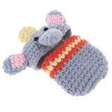 Max Knitting Wool Earphone Cover Built-in Silicone Case for AirPods Elephant