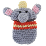 Max Knitting Wool Earphone Cover Built-in Silicone Case for AirPods Elephant