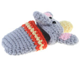 Max Knitting Wool Earphone Cover Built-in Silicone Case for AirPods Elephant