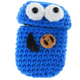Max Knitting Wool Earphone Cover Built-in Silicone Case for AirPods Blue