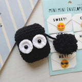 Max Knitting Wool Earphone Cover Built-in Silicone Case for AirPods Black