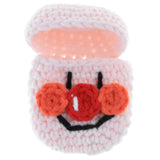 Max Knitting Wool Earphone Cover Built-in Silicone Case for AirPods Pinky White
