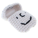 Max Knitting Wool Earphone Cover Built-in Silicone Case for AirPods Beige