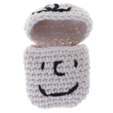 Max Knitting Wool Earphone Cover Built-in Silicone Case for AirPods Beige