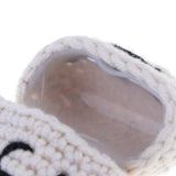 Max Knitting Wool Earphone Cover Built-in Silicone Case for AirPods Beige