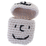Max Knitting Wool Earphone Cover Built-in Silicone Case for AirPods Beige