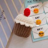 Max Knitting Wool Earphone Cover Built-in Silicone Case for AirPods Cake