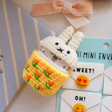 Max Knitting Wool Earphone Cover Built-in Silicone Case for AirPods Rabbit