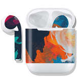 Max Maxb Earphones Stickers Charging Case Protective Skin for AirPods Orange