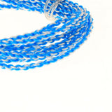 Max Maxb 7N Braided OCC Copper Wire DIY HiFi Audio Upgrade Cable for Earphone Blue