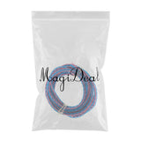 Max Maxb 7N OCC Copper Wire, DIY HiFi Audio Cable for Earphone 2m Blue and Purple