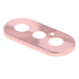 Max Maxb Metal Phone Camera Lens Protector Full Coverage Ring for iPhone X Rose Gold
