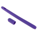 Max Maxb Slim Silicone Case Stand With Cap Keeper Holder for Apple Pencil Purple