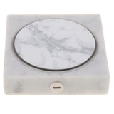 Max Maxb Marble Motif Qi Wireless Charger Charging Pad 10W White