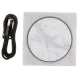 Max Maxb Marble Motif Qi Wireless Charger Charging Pad 10W White