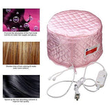 Maxbell Hair Care Thermal Head Spa Cap Treatment with Beauty Steamer Nourishing Heating Cap - Pink