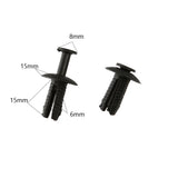 Maxbell Bumper Mounting Push Rivet Body Trim Clip Clamp Fastener for BMW Opel Pack of 30