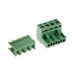 Maxbell 10pcs 5.08mm Straight 4 Pin Screw Terminal Block Connector Pluggable Type