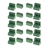 Maxbell 10pcs 5.08mm Straight 4 Pin Screw Terminal Block Connector Pluggable Type